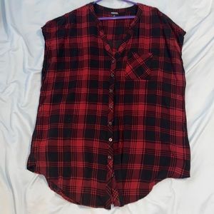 Torrid 2. Fall plaid button down